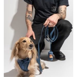 Wild One Dog Harness, Large, Navy, NWT